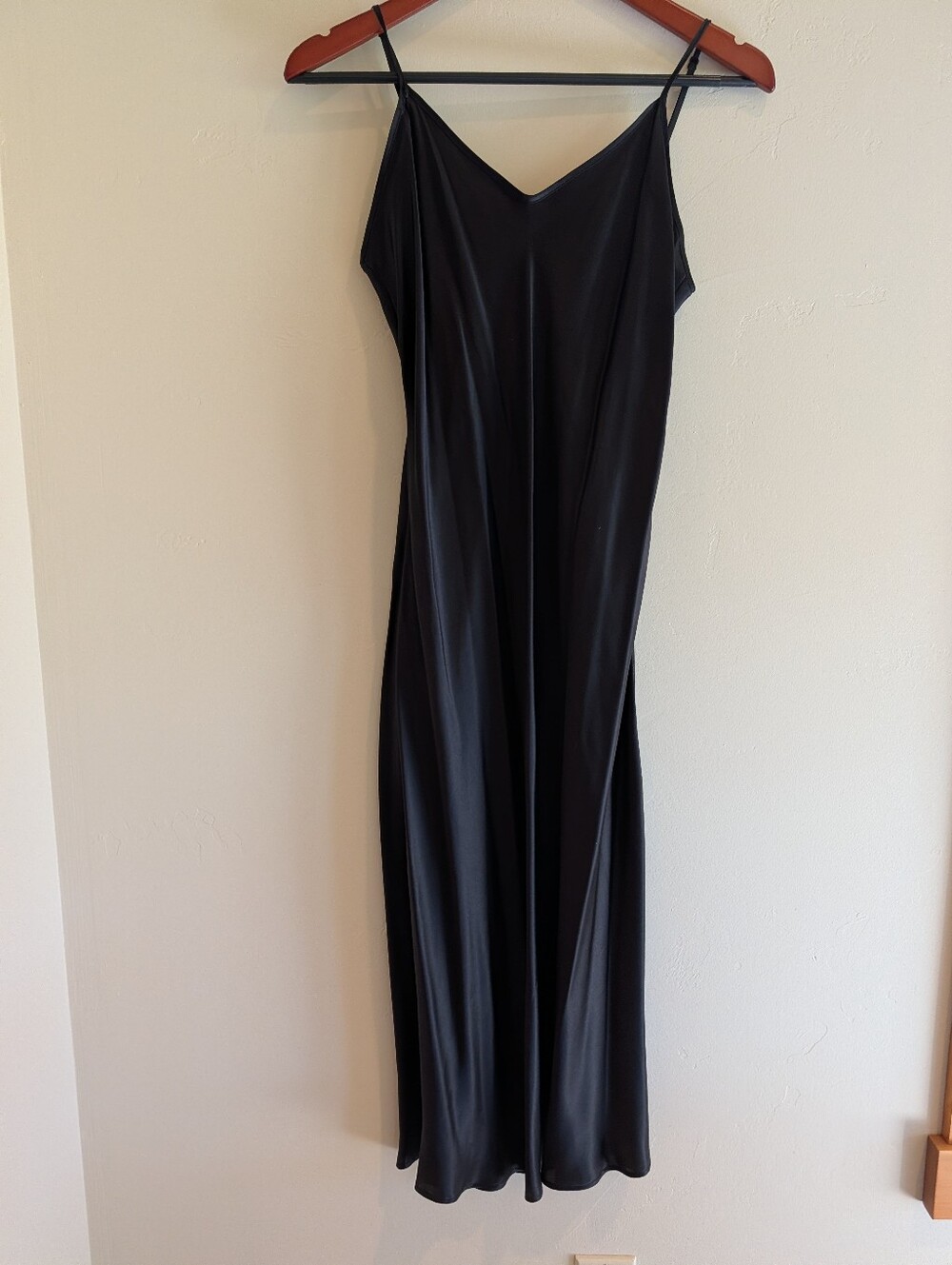 %100 Silk Bias Cut Slip Dress Chemise By Mary Green *Repair*